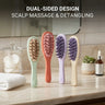 CurlMora Scalp Brush — Soft Bristle Anti-Slip Design for Effortless Dandruff-Free Washes